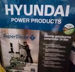 Hyundai stille compressor 24 liter, Ophalen, Nieuw, Minder dan 200 liter/min, Olievrij