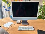 Imac (blauw): Apple 24-inch, M1, 2021, Computers en Software, Apple Desktops, Ophalen, 8 GB, IMac, 24 inch