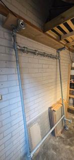 Handgemaakte kapstok van steigermateriaal, Huis en Inrichting, Ophalen, Metaal, Wandkapstok, 150 tot 200 cm