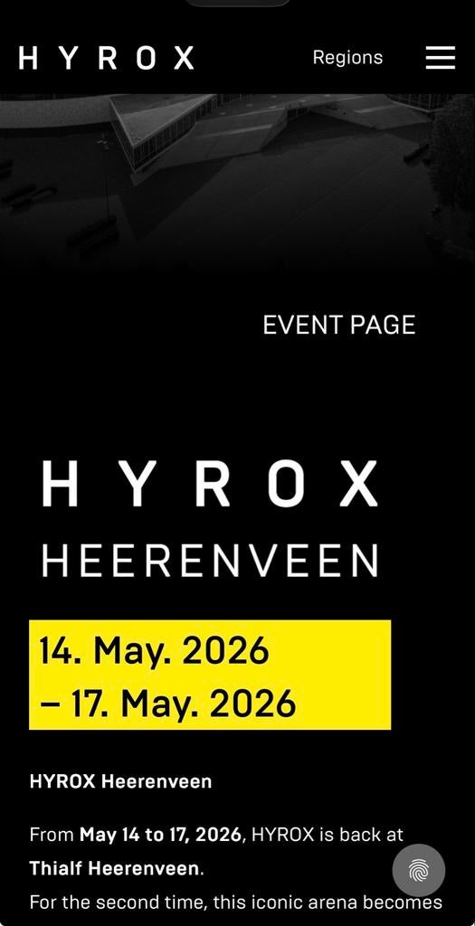 GEZOCHT hyrox duo women Heerenveen 2026, Eén persoon