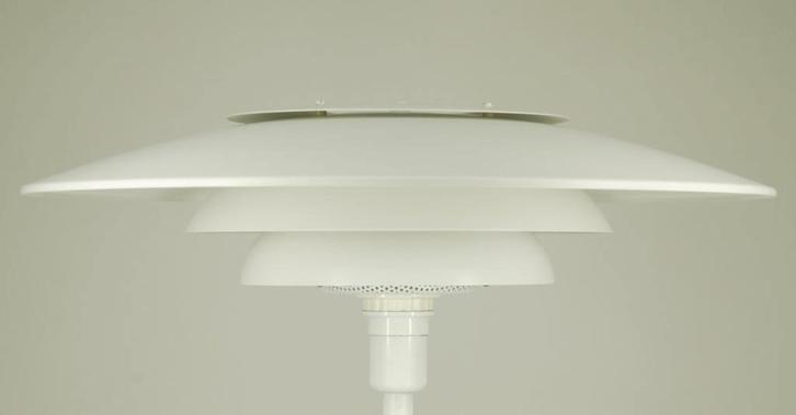 Vintage 1980's Deense vloerlamp 395 euro, Huis en Inrichting, Lampen | Vloerlampen, Gebruikt, 100 tot 150 cm, Metaal, Ophalen