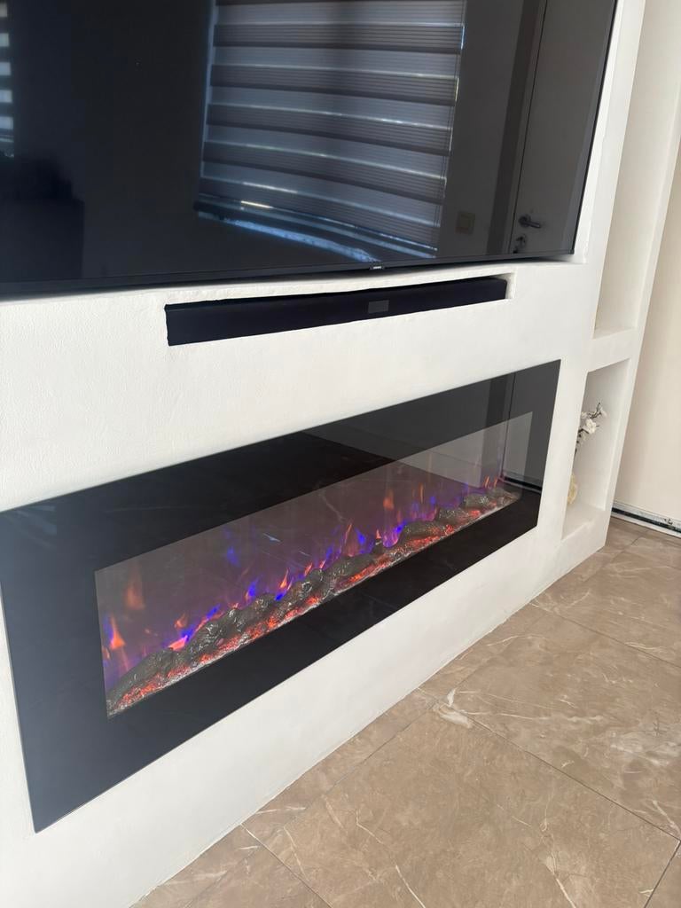 Sfeerhaard open haard, Ophalen, Zo goed als nieuw, Vrijstaande haard, Elektrische haard