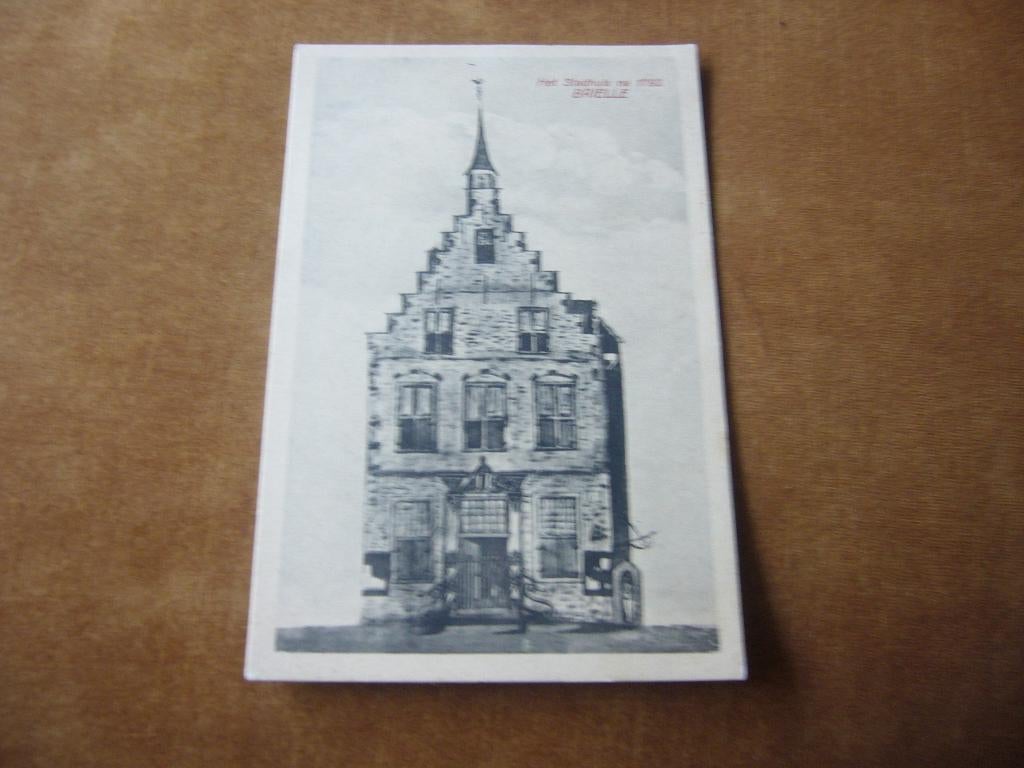 BRIELLE  =  HET STADHUIS  NA 1792   BRIEFKAART, Ophalen of Verzenden, Voor 1920, Ongelopen, Zuid-Holland