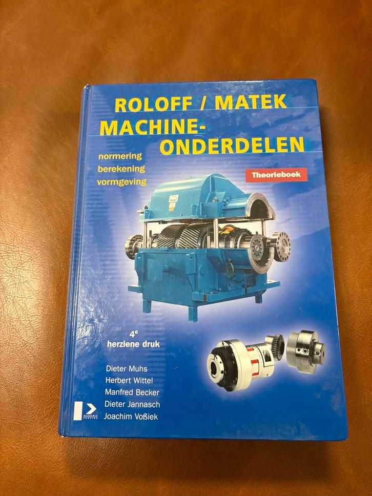 Roloff / Matek Machine-onderdelen Theorieboek, Boeken, Techniek, Zo goed als nieuw, Werktuigbouwkunde, Ophalen