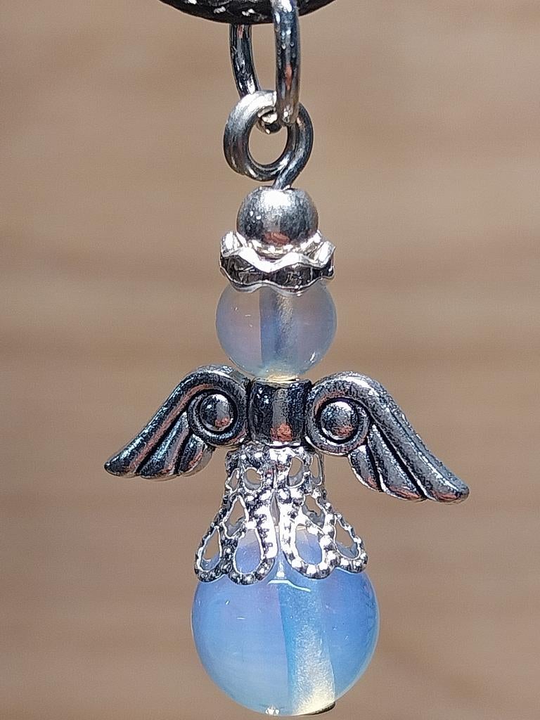 SALE hanger Guardian Angel Opaliet, Ophalen of Verzenden, Nieuw, Steen of Mineraal, Met edelsteen