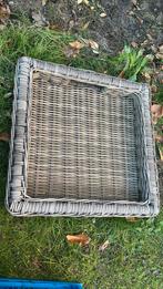 Groot rotan dienblad, Ophalen, Zo goed als nieuw