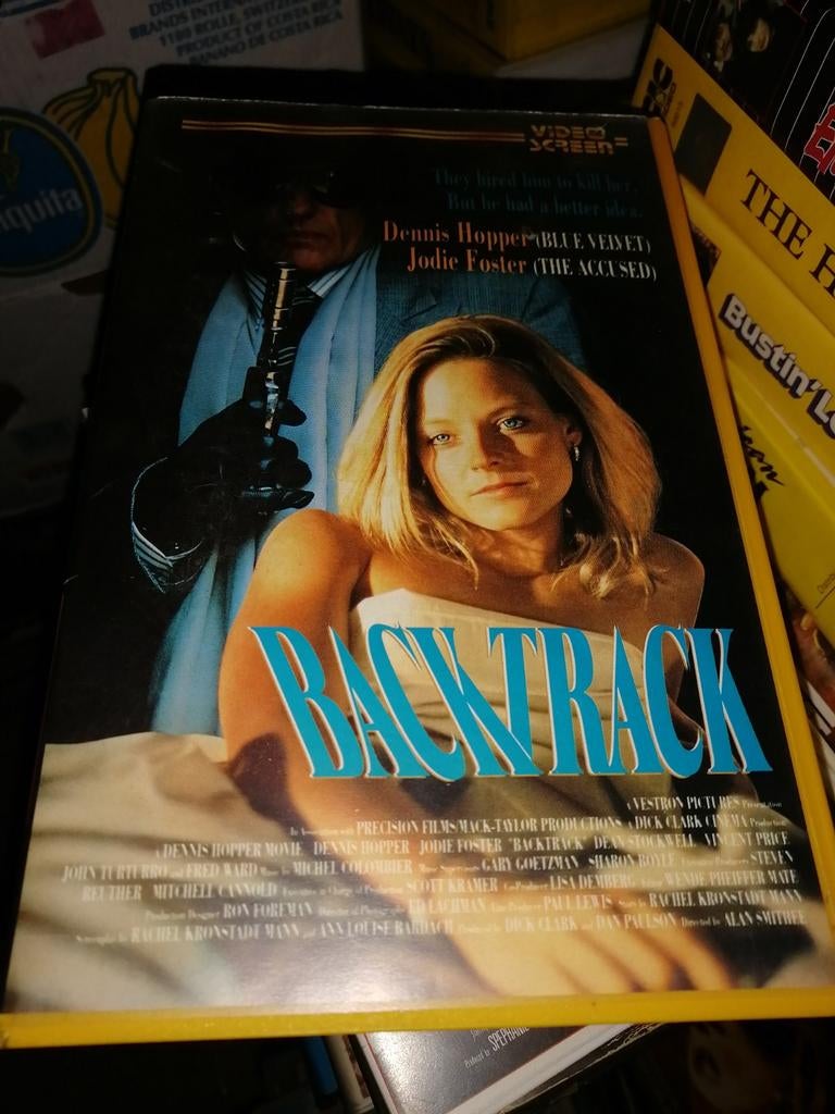 VHS ex-rental - Backtrack, Cd's en Dvd's, VHS | Film, Vanaf 16 jaar, Ophalen of Verzenden, Gebruikt, Horror