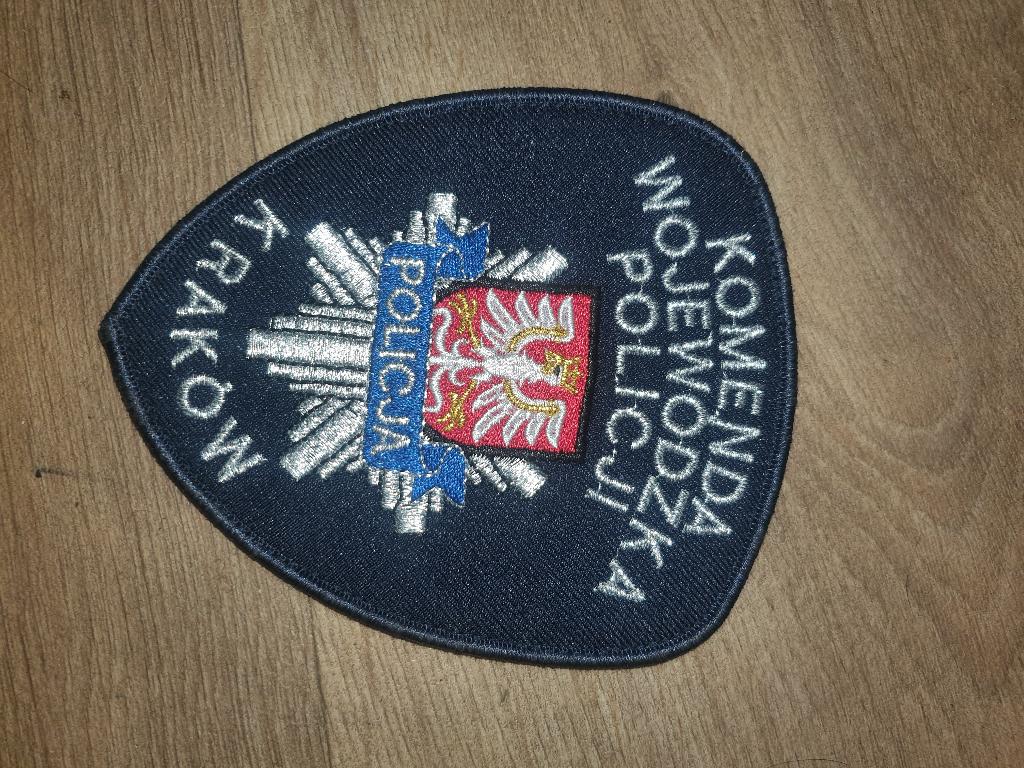 Patch Embleem Badge Politie Polen Policja Krakau Origineel, Verzamelen, Militaria | Algemeen, Ophalen of Verzenden, Landmacht