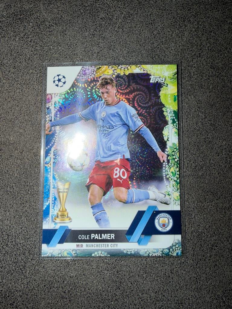 Cole palmer rookie kaart topps carnaval, Ophalen of Verzenden, Zo goed als nieuw, Plaatje