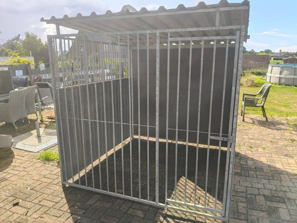 Kennel hondenkennel tuin hondenhok hond hondekennel, Dieren en Toebehoren, Hondenhokken, Ophalen, 110 cm of meer, 100 cm of meer