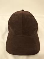 Donkerbruine fluwelen pet - Zo goed als nieuw, Kleding | Dames, Hoeden en Petten, Ophalen, Zo goed als nieuw, Pet