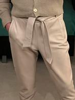 DANTE6 ECHT LEER beige boterzachte leren broek mt2 = 36 ong, Kleding | Dames, Broeken en Pantalons, Beige, Ophalen of Verzenden