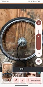 Voorwiel motor gaint twist 36 volt, Fietsen en Brommers, Ophalen of Verzenden