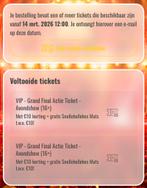 2 VIP Tickets snollebollekes incl. Parkeerticket, Twee personen, Maart