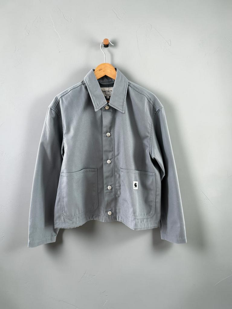 Carhartt WIP grijs jack jas M medium 38 40 Simple Shirt Jac, Ophalen of Verzenden, Nieuw, Maat 38/40 (M), Grijs