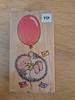 Penny Black Egels nr 19, Hobby en Vrije tijd, Stempelen, Ophalen of Verzenden, Gebruikt, Houten stempel