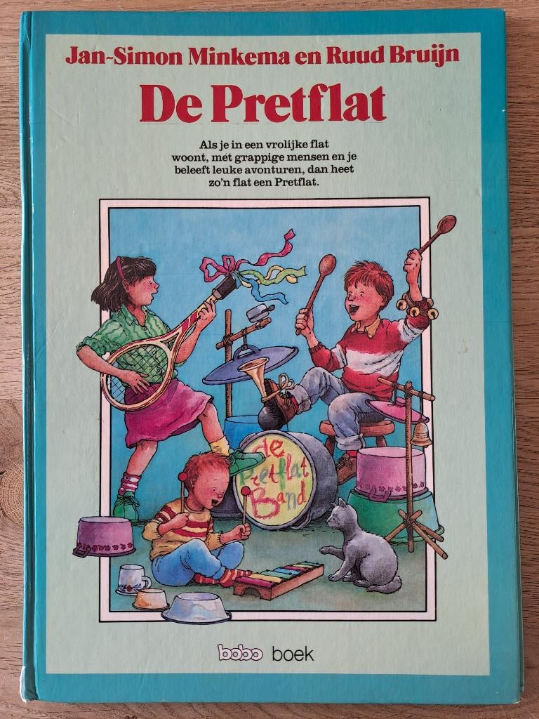 DE PRETFLAT. SIMON MINKEMA EN RUUD BRUIJN, Gelezen, Fictie algemeen, Jongen of Meisje, Ophalen of Verzenden