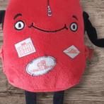 Grappige knuffel rode rugzak met oogjes armen en benen 3003, -, -, Overige typen, Ophalen of Verzenden