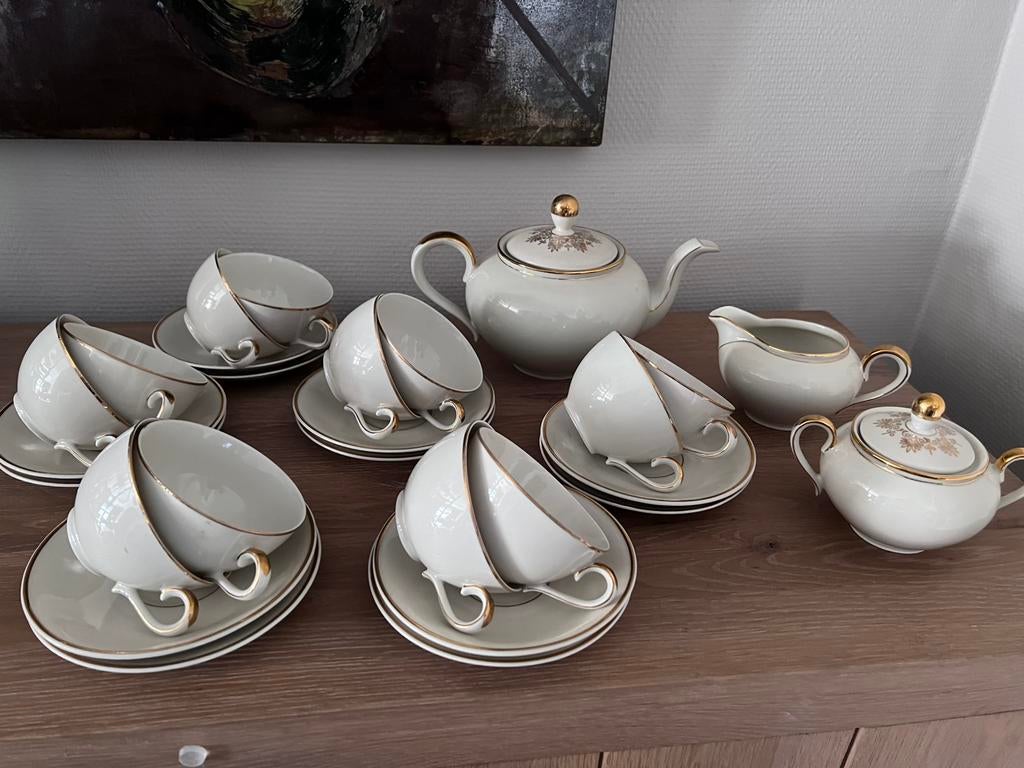 Kronester Bavaria porseleinen, compleet theeservies, Ophalen