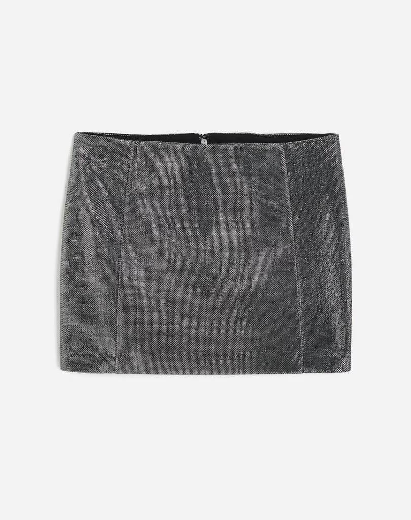 Korte rok zilver H&M nieuw, Kleding | Dames, Rokken, Overige kleuren, Nieuw, Ophalen of Verzenden, Maat 36 (S)