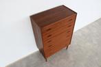 vintage ladenkast | teak | jaren 60 | Deens (2), Gebruikt, ., Teakhout, 3 of 4 laden