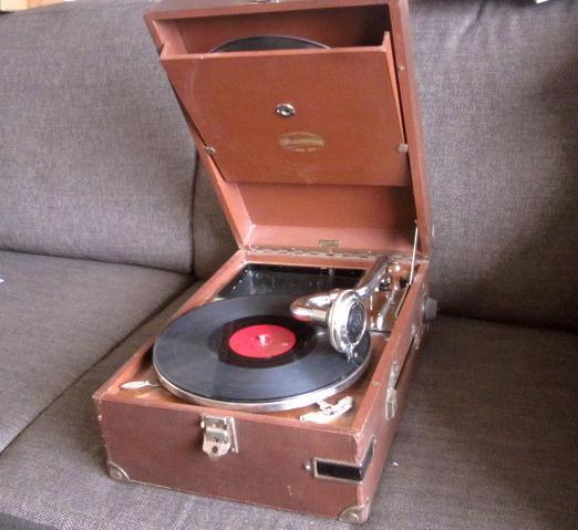 paillard opwind grammofoon pickup antiek, Ophalen