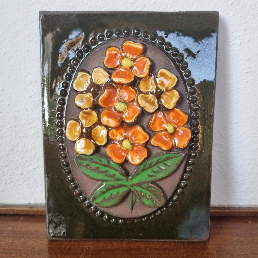 JIE Gantofta wandtegel, 15 x 11, Zweden, jaren '70, Antiek en Kunst, Kunst | Schilderijen | Klassiek, Ophalen of Verzenden