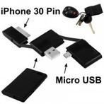 Mini Sleutelhanger Micro USB / USB Laad & Syncr. Hub, Verzenden, Nieuw, Overige typen, Overige merken