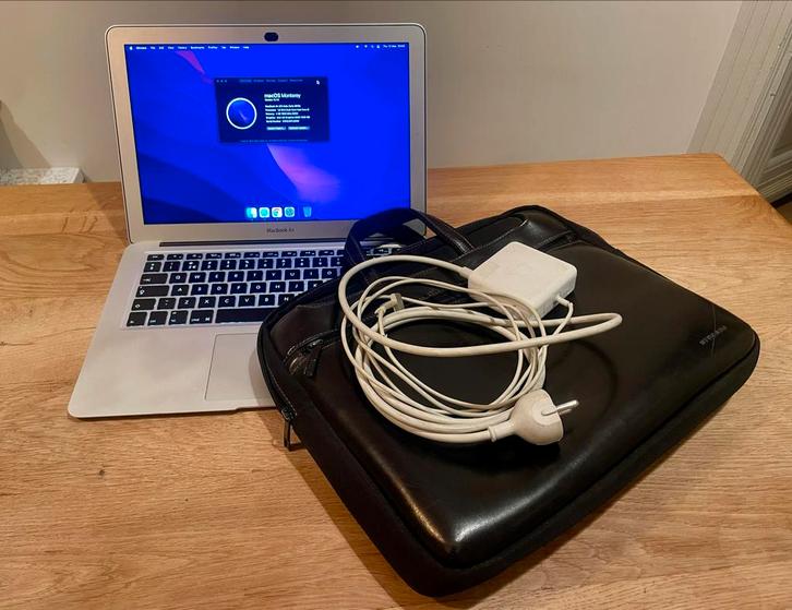 MacBook Air (13-inch, Early 2015) incl oplader en tas, Computers en Software, Apple Macbooks, Gebruikt, MacBook Air, 13 inch, Minder dan 2 Ghz