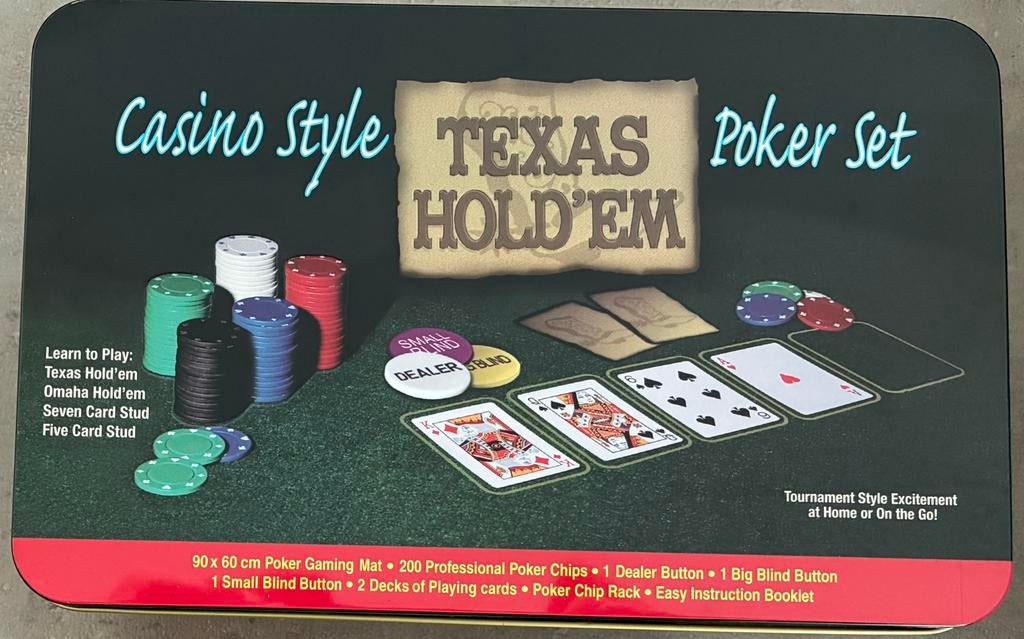 Poker set, Vijf spelers of meer, Ophalen of Verzenden, Zo goed als nieuw