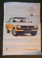 vintage opel GT E reclame poster, Ophalen, Gebruikt, Auto's