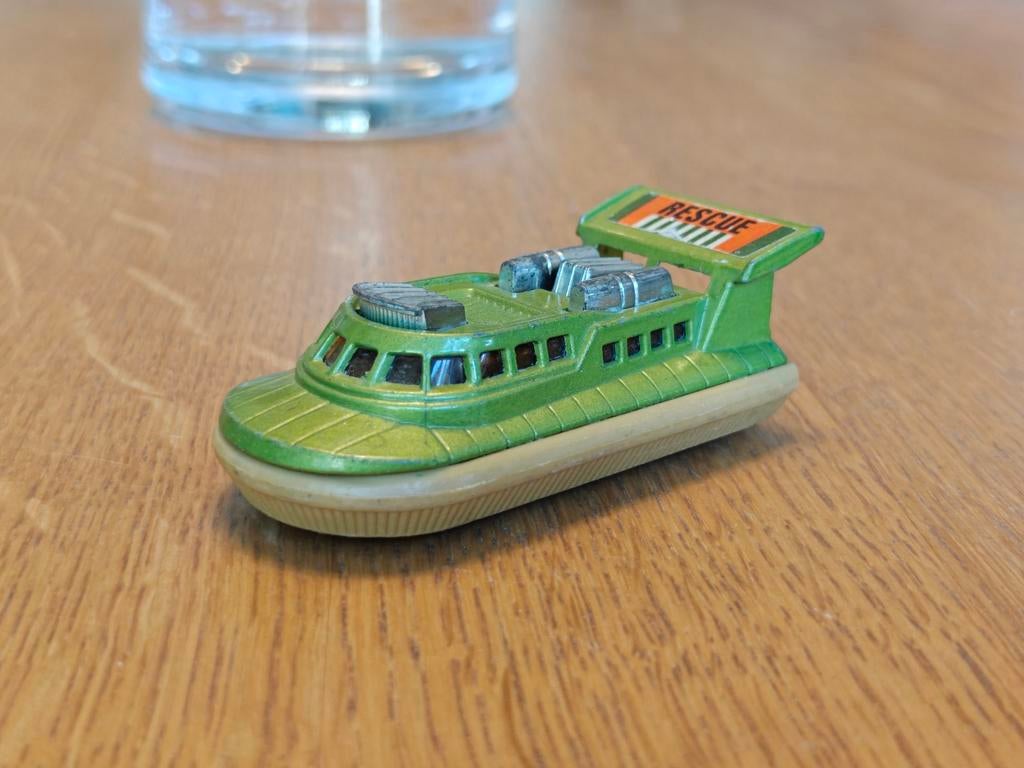 Matchbox Hovercraft GROEN, Ophalen of Verzenden, Zo goed als nieuw, Auto