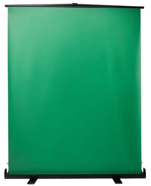 Rollup Greenscreen 2m + 2 Softbox Videolampen, Ophalen, Zo goed als nieuw, Complete fotostudio