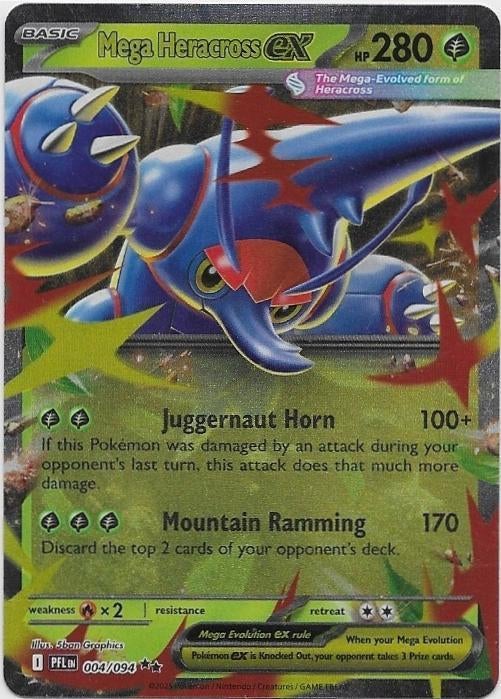 Phantasmal Flames,  Mega Heracross [ex] 4/94, Verzenden, Nieuw, Losse kaart