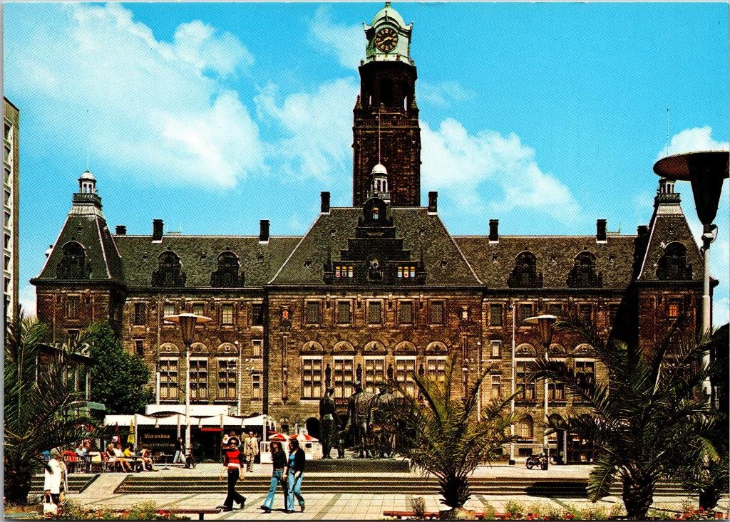 Stadhuis - Rotterdam, Verzenden, 1960 tot 1980, Ongelopen, Zuid-Holland