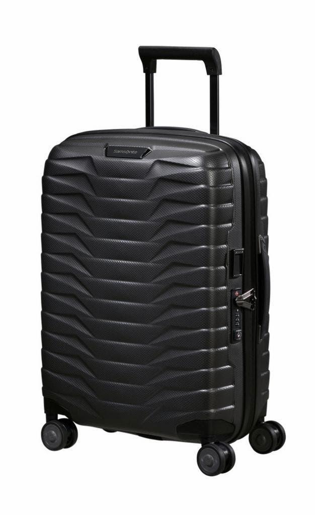 Samsonite Proxis Spinner 55cm Zwart NIEUW, 40 tot 60 cm, 30 cm of meer, Zwart, Nieuw