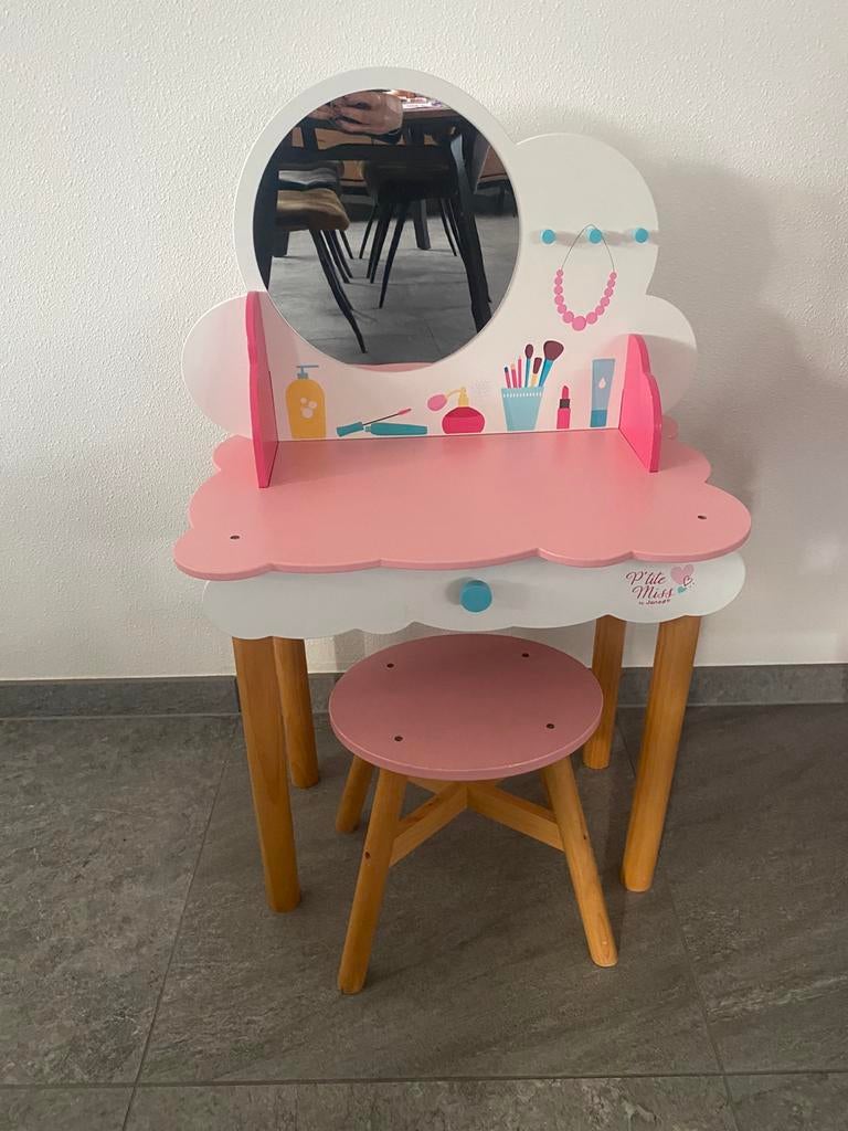 Kinder kaptafel, Ophalen, Gebruikt, Stoel(en)