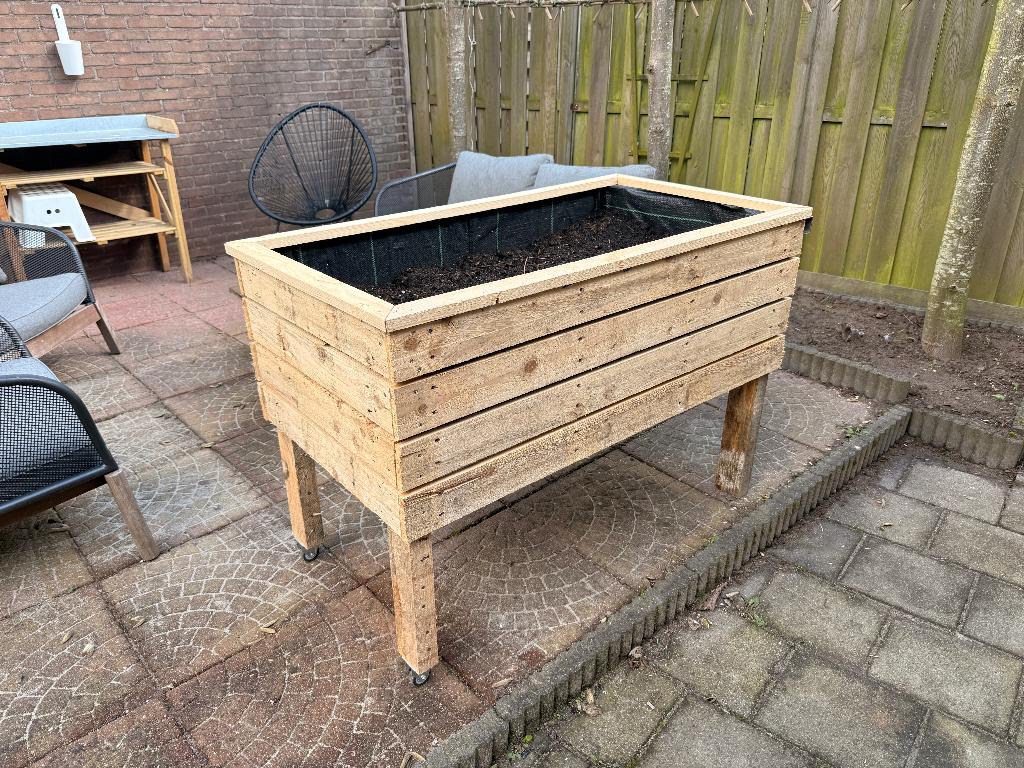 Nieuwe Verhoogde Kweekbak / Plantenbak – 160 Liter, Ophalen, 100 cm of meer, Nieuw, Balkon
