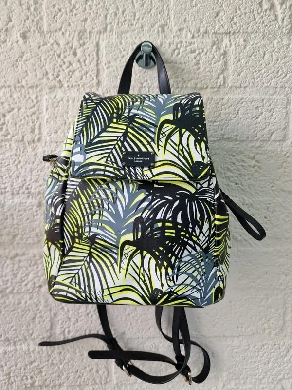 Pauls Boutique rugzak palm print neon groen, Sieraden, Tassen en Uiterlijk, Tassen | Damestassen, Ophalen of Verzenden, Groen