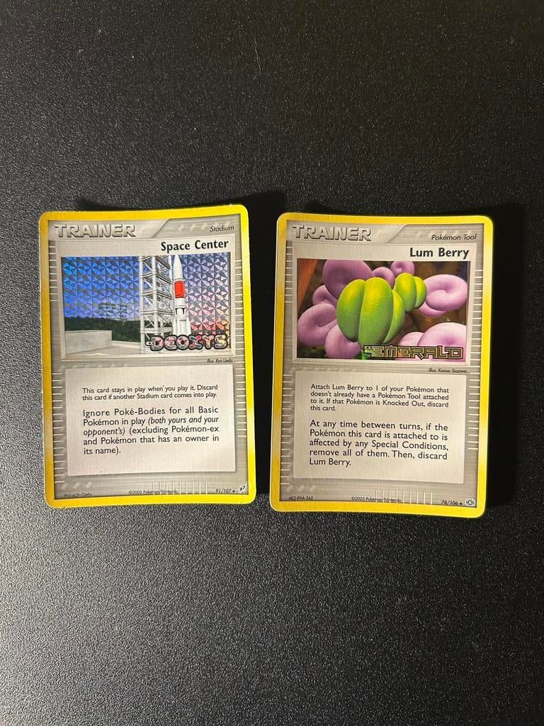 Pokemon trainer kaarten stamped, Ophalen of Verzenden, Zo goed als nieuw