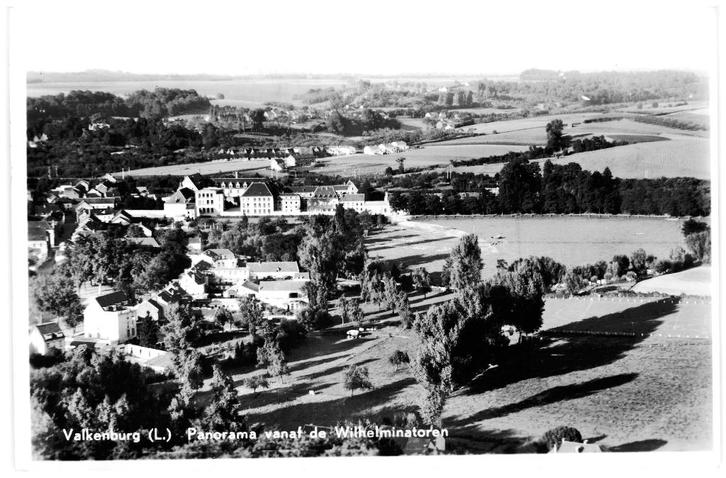 939368 Valkenburg Limburg 1956 Gelopen met postzegel, Verzamelen, Ansichtkaarten | Nederland, Gelopen, Limburg, 1940 tot 1960