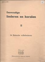 Eenvoudige liederen en koralen deel II (klavarskribo), Orgel, Gebruikt, Ophalen of Verzenden, Religie en Gospel