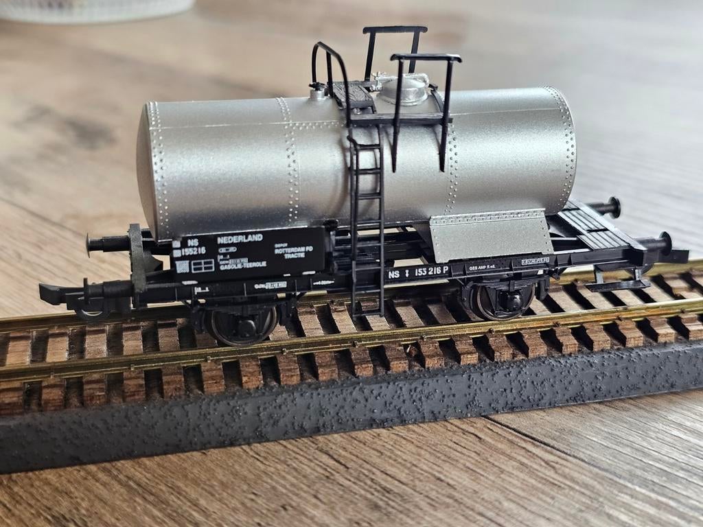 Modeltrein Ho NS ketelwagen nederland, Gelijkstroom, Wagon, Ophalen of Verzenden, Roco