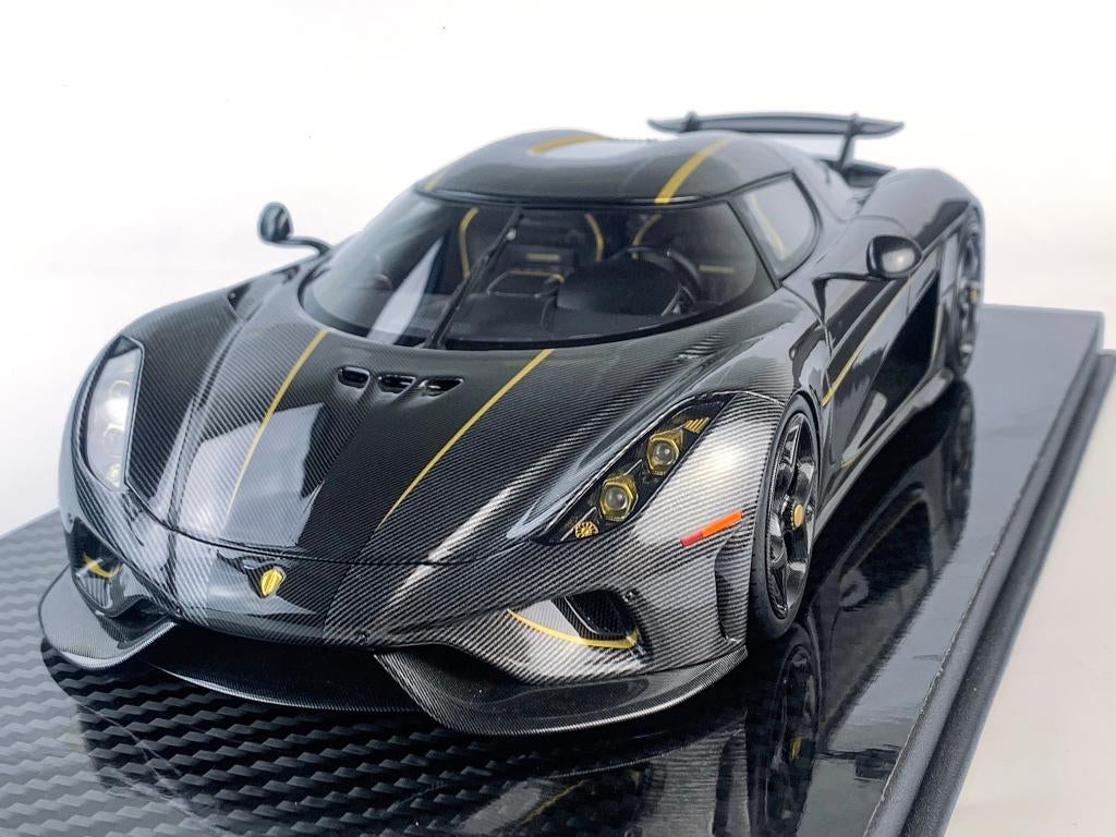 Koenigsegg Regera Carbon Gold 1:18 FrontiArt Pre-Order