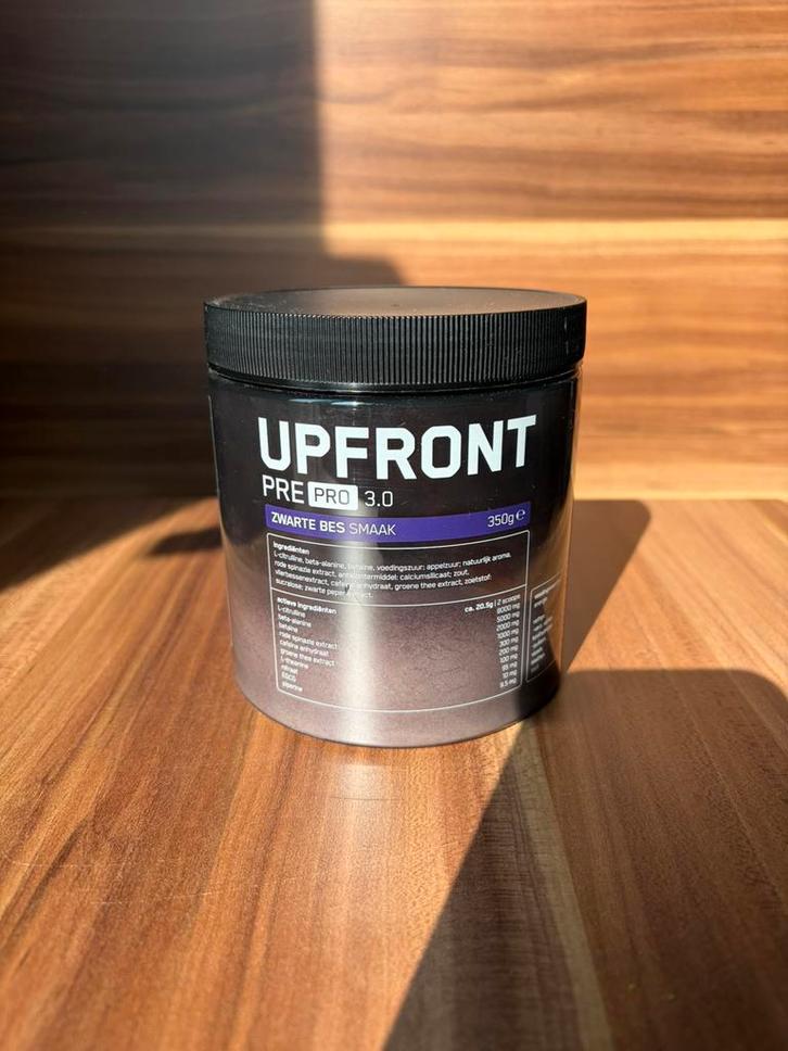 Upfront Pre Pro 3.0 Zwarte Bes, Sport en Fitness, Gezondheidsproducten en Wellness, Nieuw, Poeder of Drank, Ophalen of Verzenden