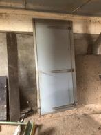 Kunstofdeur met rvs kozijn, Kunststof, Gebruikt, Deurkozijn, 150 tot 225 cm