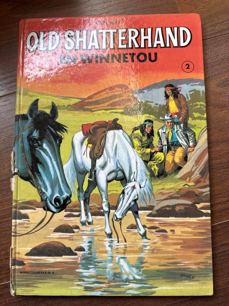 Old Shatterhand en Winnetou Deel 2 - Karl May stripboek, Boeken, Stripboeken, Eén stripboek, Ophalen of Verzenden, Gelezen