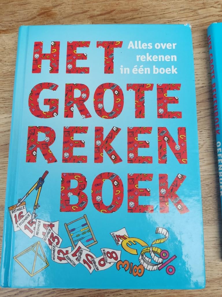 Het grote rekenboek basisschool + oefen- en antw. boek, Ophalen, Zo goed als nieuw, Overige niveaus, Nederlands