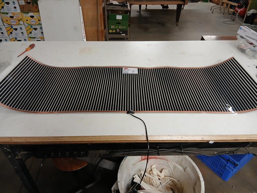HEATEK Vloerkleed Verwarming 1500x524mm 150W, 30 tot 80 cm, Overige typen, 150 cm of meer, Ophalen of Verzenden