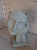 bloempot ..hoofd, Tuin en Terras, Bloempotten, Ophalen of Verzenden, Zo goed als nieuw, Aardewerk, Binnen